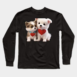 Unleash the Dog Lover Within: Pawsome Pups & Woof-tastic Decor Long Sleeve T-Shirt